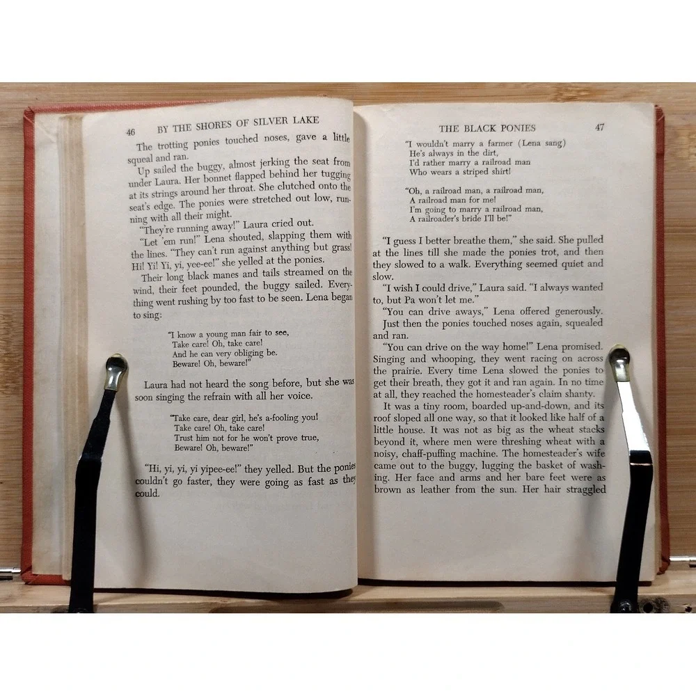 By‎ the Shores of Silver Lake by Laura Ingalls Wilder (1939, Hardcover) Ex-LIB